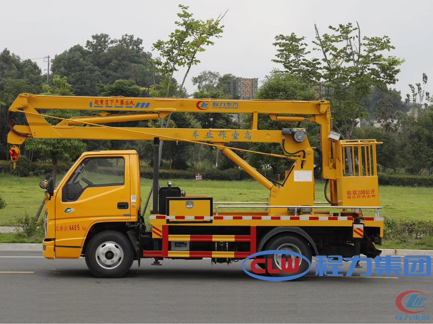 江鈴國六單排座13.5米高空作業(yè)車