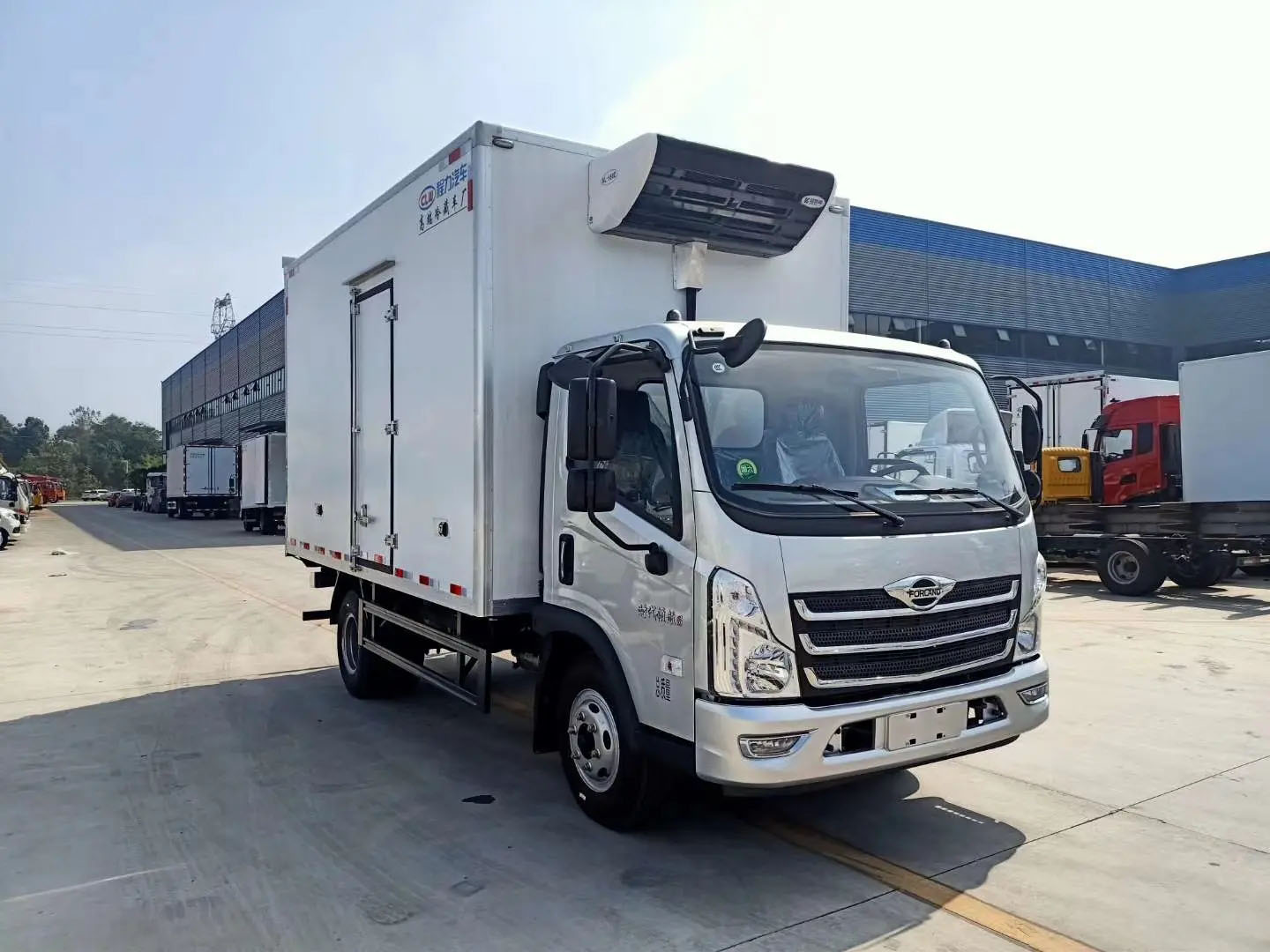 國六福田時代領航6藍牌冷藏車