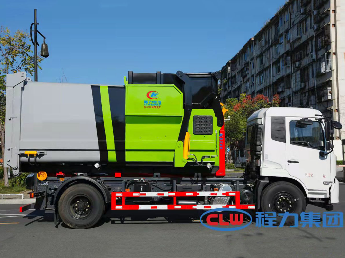 國六東風天錦鉤臂垃圾車