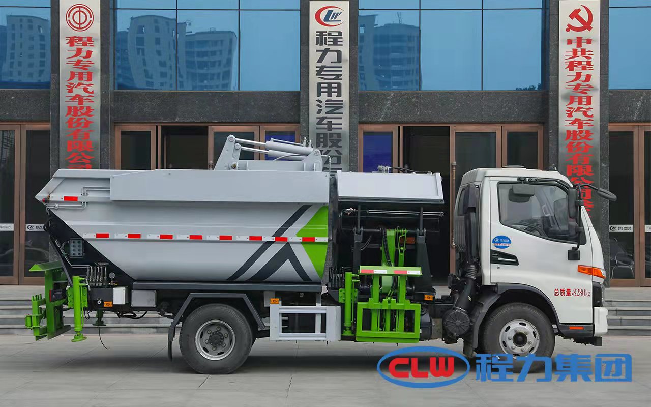 國(guó)六江淮駿鈴V6后裝無(wú)泄漏垃圾車