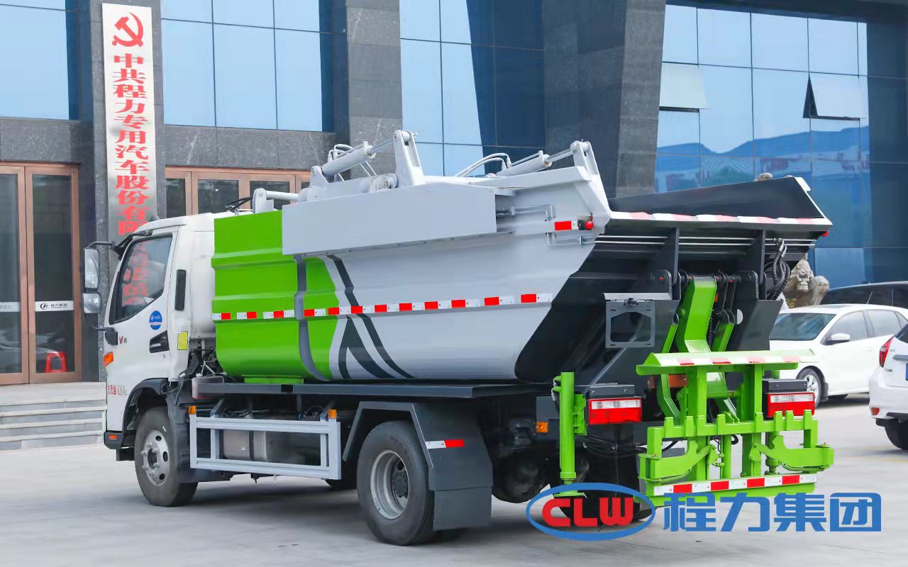 國(guó)六江淮駿鈴V6后裝無(wú)泄漏垃圾車