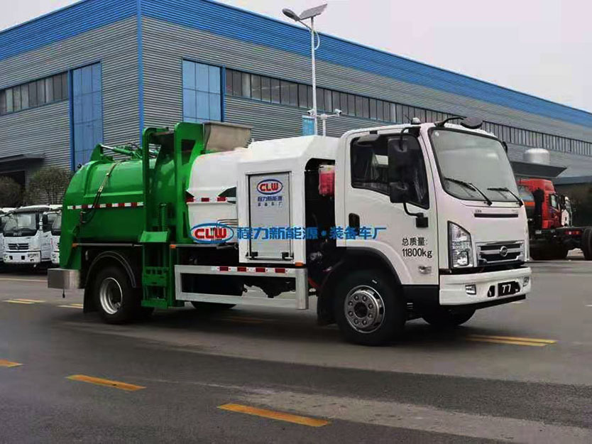 程力純電動餐廚垃圾車