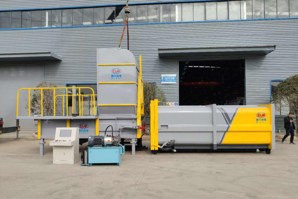 22方水平分體式壓縮垃圾站（后平臺(tái)上料）