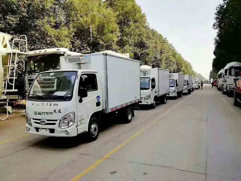 躍進小福星國五柴油冷藏車8臺齊發(fā)