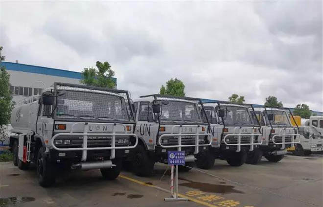 程力特種車出口聯(lián)合國(guó)