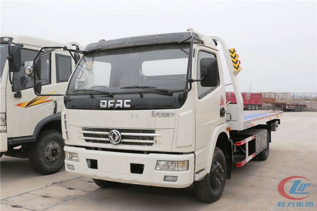 程力東風(fēng)大多利卡一拖二清障車高清圖