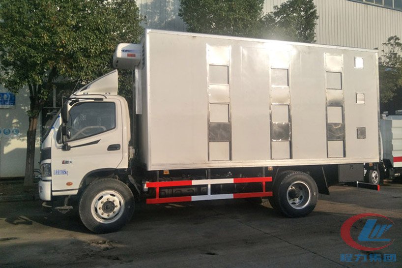 福田5米2運(yùn)輸車(chē)側(cè)面圖