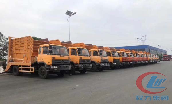 程力出口馬達(dá)加斯加垃圾車(chē)