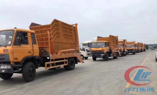 程力公司出口擺臂垃圾車(chē)