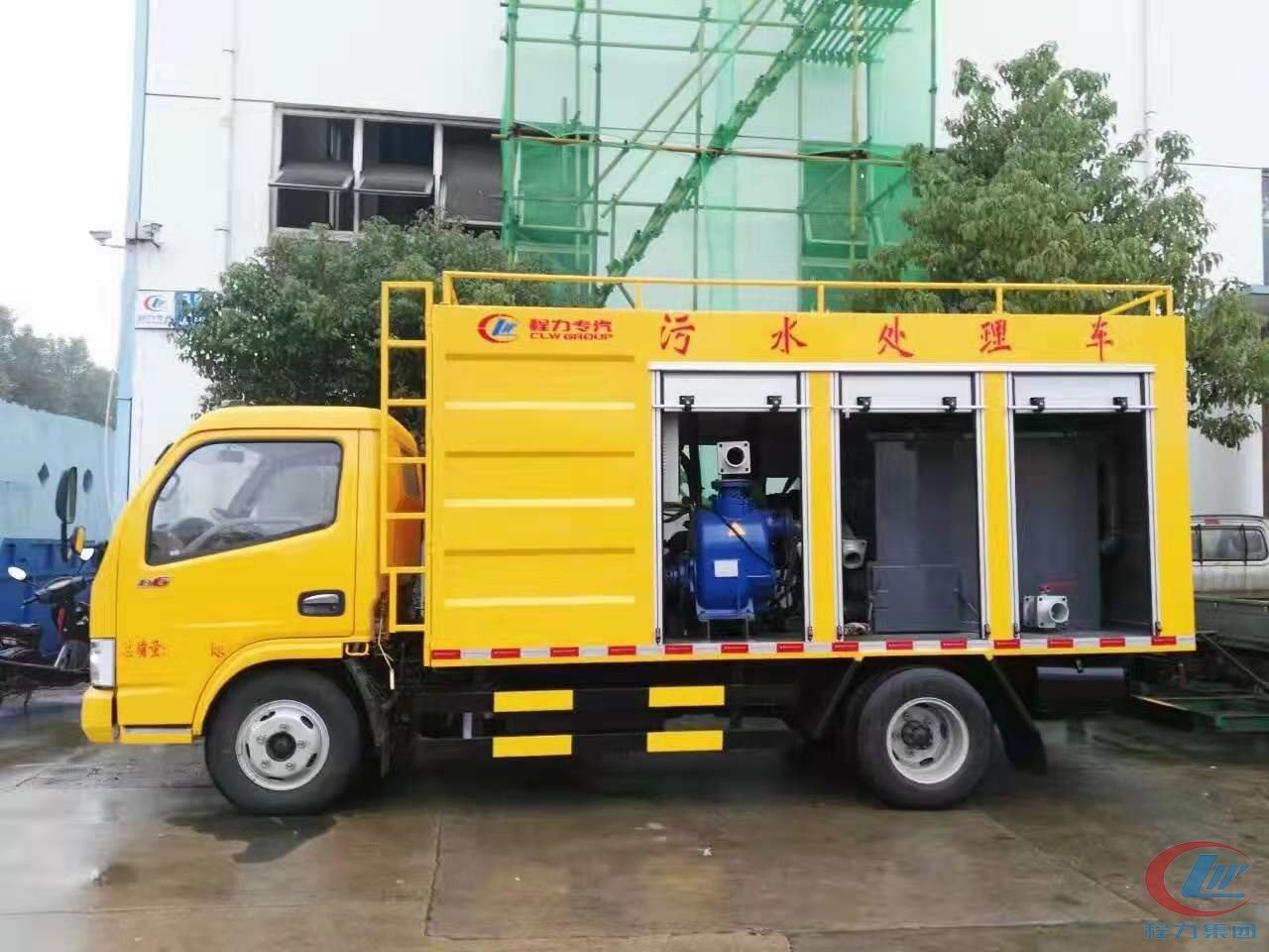 藍(lán)牌東風(fēng)多利卡D6污水處理車